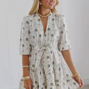 Zara Palm Tree Dress size Small